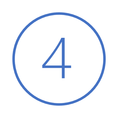 Badge 4 outline